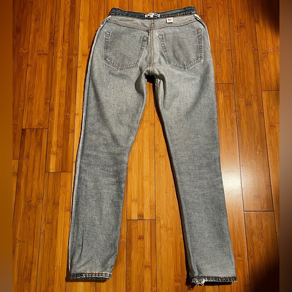 Re/Done x Levis High Rise Straight Slim Leg Jeans Size 25 - Picture 9 of 15